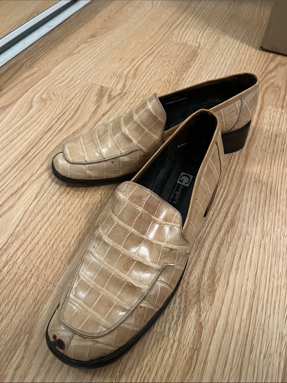 Giorgio’s of Palm Beach genuine alligator shoes